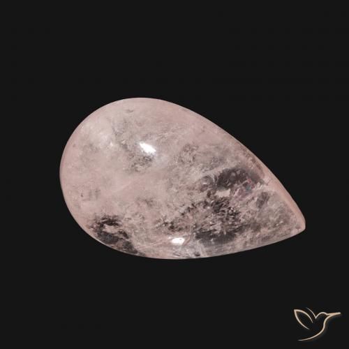 Morganita Rosado flamingo natural de 5.28 ct, En forma de pera, Translúcido
