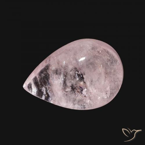 5.10ct Natural Rosado medio Morganita, En forma de pera, Transparente
