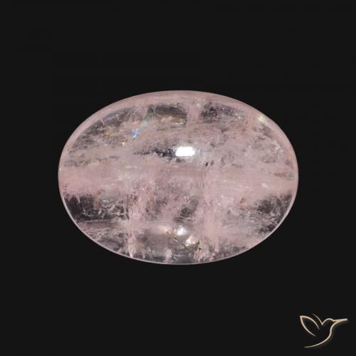 4.80ct Natural Rosado flamingo morganita, Ovalada, Transparente