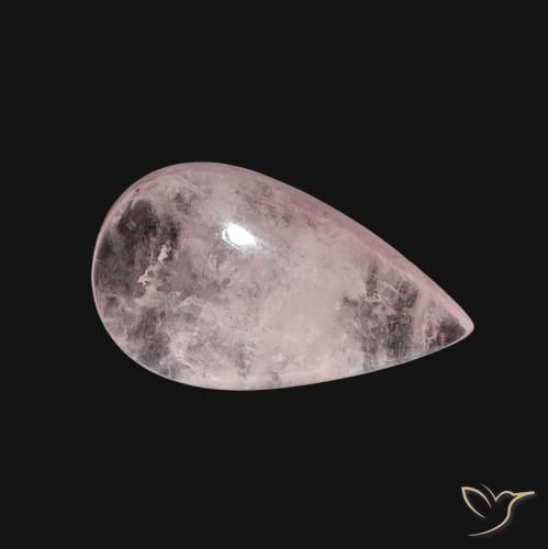 Morganita Rosado claro natural de 3.35 ct, En forma de pera, Transparente