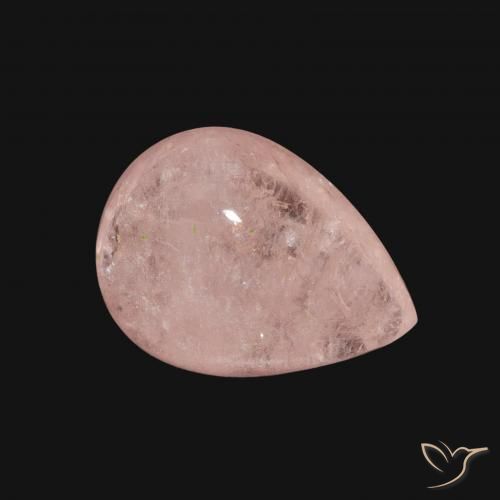 Morganita Rosado claro natural de 4.18 ct, En forma de pera, Transparente