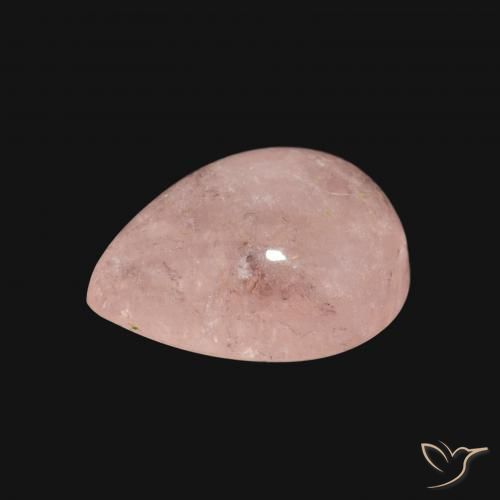 Morganita Rosado claro natural de 4.18 ct, En forma de pera, Transparente