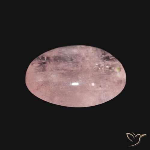 Morganita Rosado flamingo natural de 5.58 ct, Ovalada, Transparente