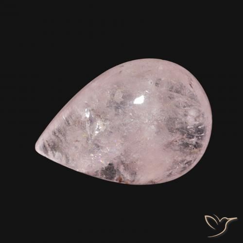 4.86ct Natural Rosado claro Morganita, En forma de pera, Transparente