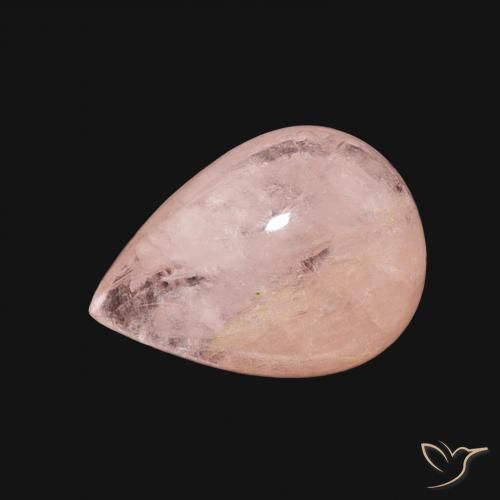 3.52ct Natural Rosado claro Morganita, En forma de pera, Transparente