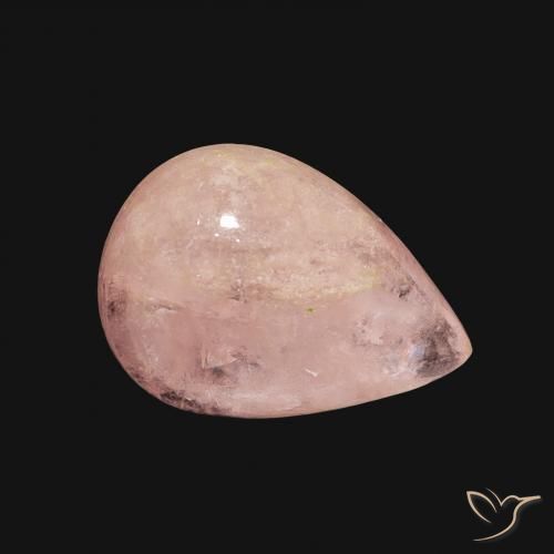 Morganita Rosado claro natural de 3.52 ct, En forma de pera, Transparente