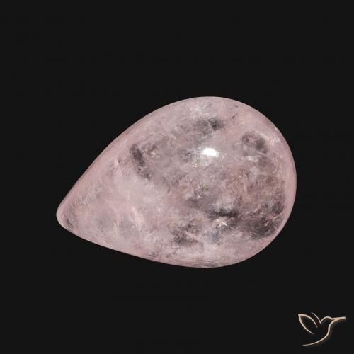 4.02ct Natural Rosado flamingo Morganita, En forma de pera, Transparente