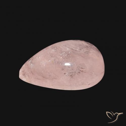 Morganita Rosado claro natural de 3.96 ct, En forma de pera, Transparente