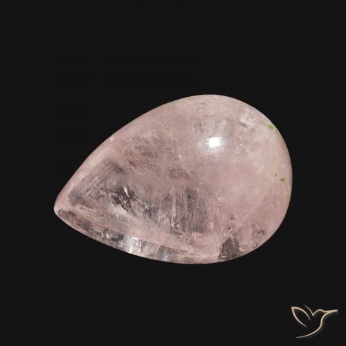 5.89ct Natural Rosado medio Morganita, En forma de pera, Transparente