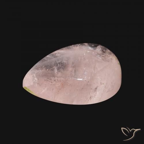 Morganita Rosado medio natural de 5.89 ct, En forma de pera, Transparente