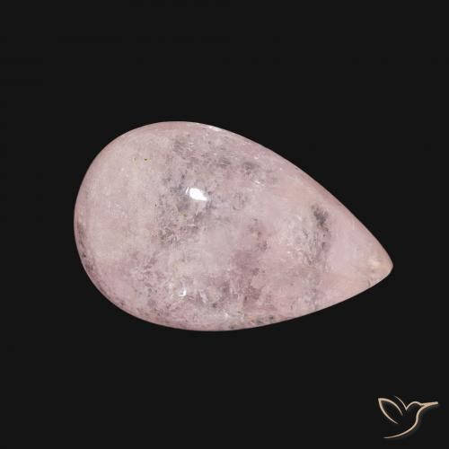Morganita Rosado claro natural de 5.64 ct, En forma de pera, Transparente