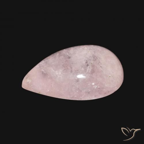 Morganita Rosado claro natural de 5.64 ct, En forma de pera, Transparente