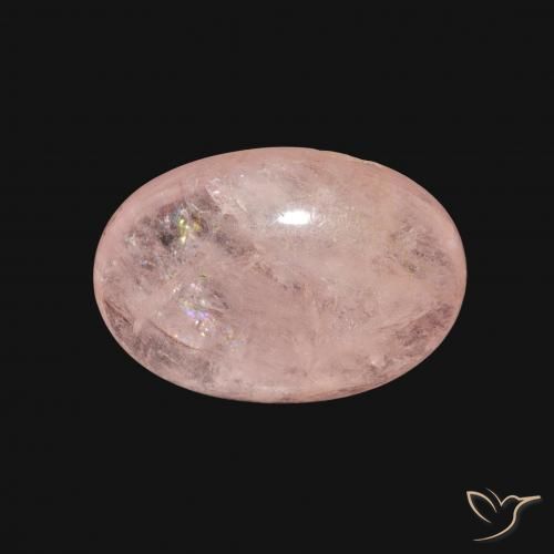 4.33ct Natural Rosado claro morganita, Ovalada, Transparente