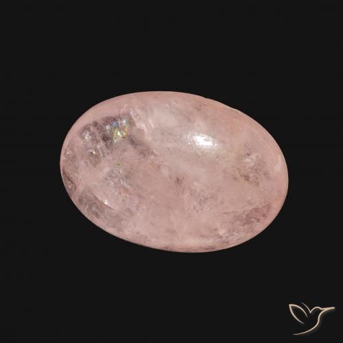 Morganita Rosado claro natural de 4.33 ct, Ovalada, Transparente