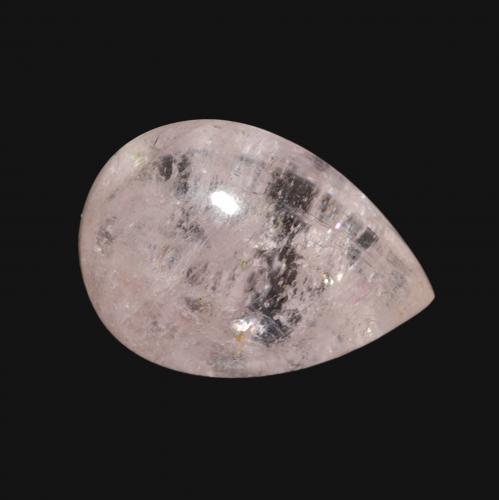 Morganita Rosado flamingo natural de 5.09 ct, En forma de pera, Transparente