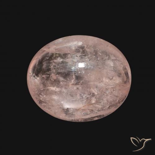 5.93ct Natural Rosado flamingo Morganita, Ovalada, Opaco