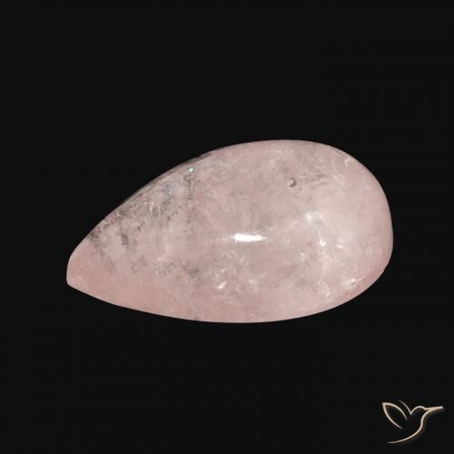 Morganita Rosado flamingo natural de 3.67 ct, En forma de pera, Transparente