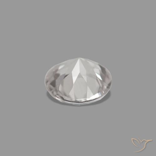 Morganita Rosado flamingo natural de 0.21 ct, Corte Redondo, VVS-VS