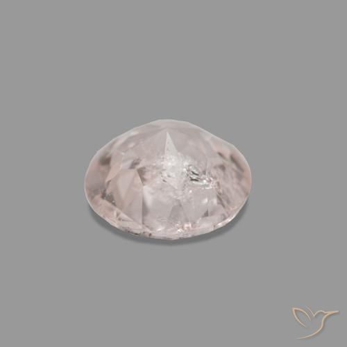 Morganita Rosado claro natural de 0.40 ct, Redondo, VS-SI