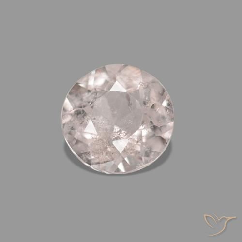 Morganita Rosado flamingo natural de 0.36 ct, Redondo, VS-SI