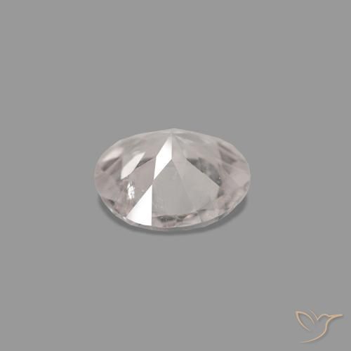 Morganita Rosado claro natural de 0.18 ct, Corte Redondo, VVS-VS