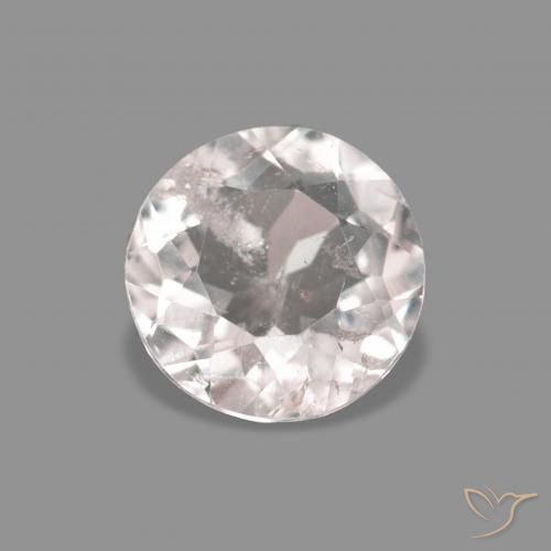 0.48ct Rosado flamingo Morganita, Redondo, VS-SI