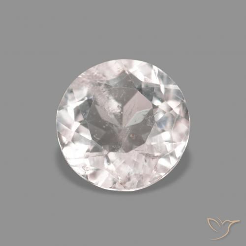 Morganita Rosado flamingo natural de 0.48 ct, Redondo, VS-SI