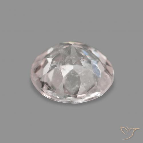 Morganita Rosado muy claro natural de 0.52 ct, Redondo, VS-SI