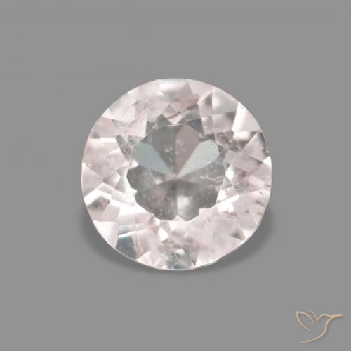 0.26ct Natural Rosado muy claro Morganita, Redondo, VS