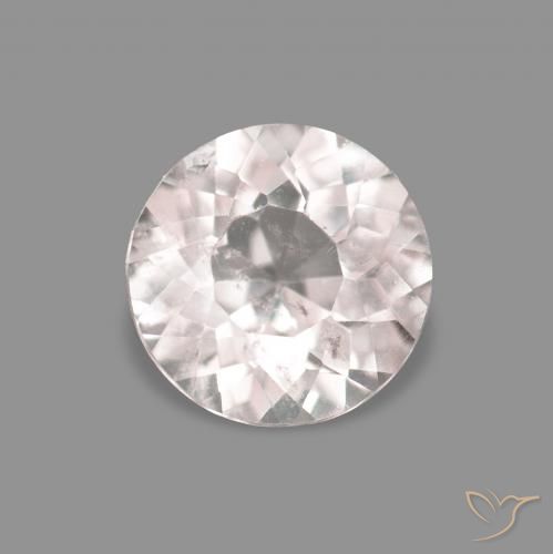 0.24ct Natural Rosado muy claro Morganita, Redondo, VS