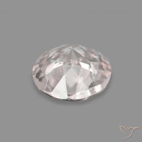 Morganita Rosado muy claro natural de 0.24 ct, Redondo, VS