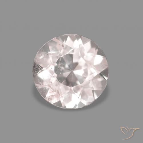 0.30ct Natural Rosado muy claro Morganita, Redondo, VS