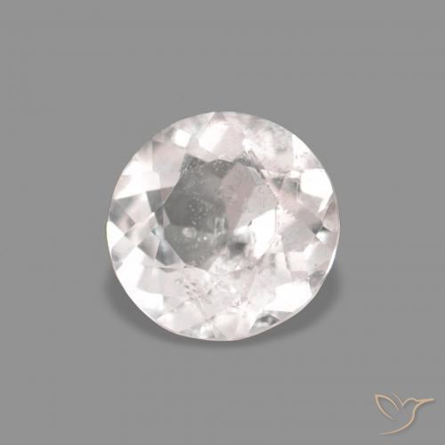 Morganita Rosado muy claro natural de 0.26 ct, Redondo, VS