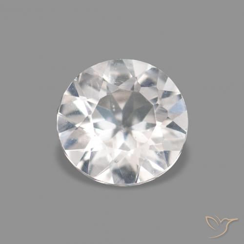 0.21ct Rosado muy claro Morganita, Redondo, VVS-VS