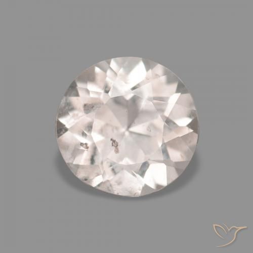 0.36ct Rosado muy claro Morganita, Redondo, VS
