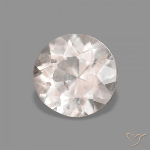 Morganita Rosado muy claro natural de 0.36 ct, Redondo, VS
