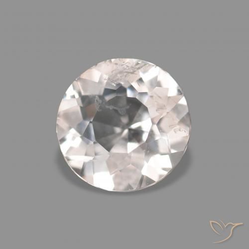 Morganita Rosado muy claro natural de 0.45 ct, Redondo, VS