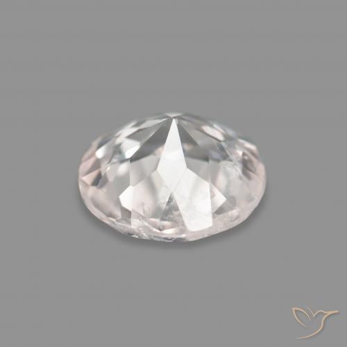 Morganita Rosado muy claro natural de 0.45 ct, Redondo, VS