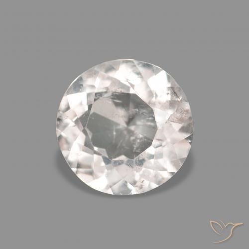 Morganita Rosado muy claro natural de 0.44 ct, Redondo, VS