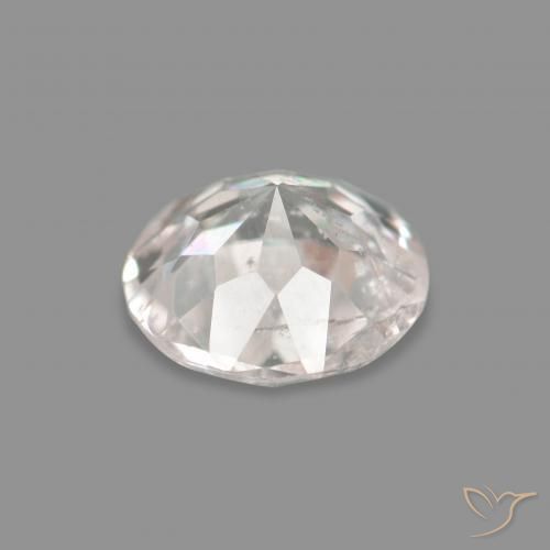 Morganita Rosado muy claro natural de 0.44 ct, Redondo, VS