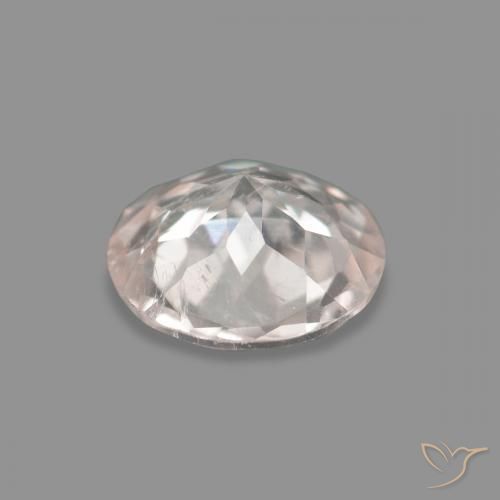 Morganita Rosado muy claro natural de 0.41 ct, Redondo, VS