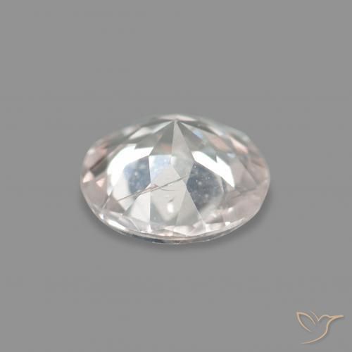 Morganita Rosado muy claro natural de 0.30 ct, Redondo, VS