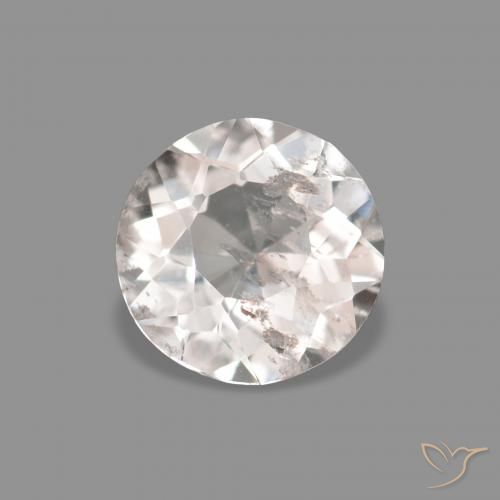 0.33ct Rosado muy claro Morganita, Redondo, VS