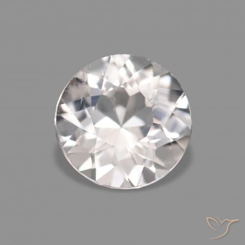 0.38ct Rosado muy claro Morganita, Redondo, VS