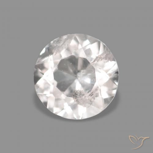Morganita Rosado muy claro natural de 0.32 ct, Redondo, VS