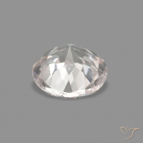 Morganita Rosado muy claro natural de 0.33 ct, Redondo, VVS-VS