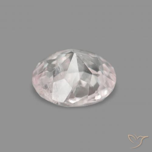 Morganita Rosado muy claro natural de 0.36 ct, Redondo, VS-SI