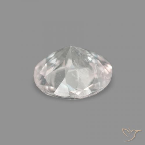 Morganita Rosado muy claro natural de 0.16 ct, Redondo, VS-SI