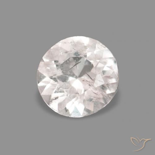Morganita Rosado muy claro natural de 0.21 ct, Redondo, VS-SI