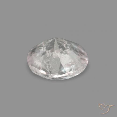 Morganita Rosado muy claro natural de 0.21 ct, Redondo, VS-SI